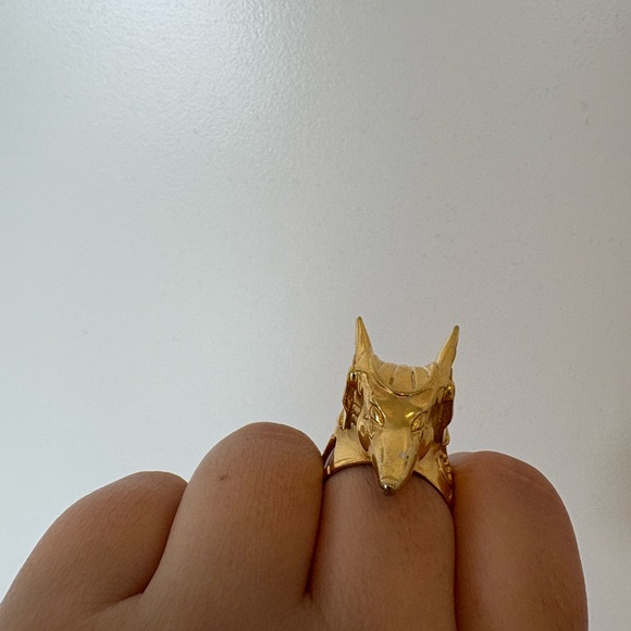 Gold Plated Egyptian Ring - Picture 2 of 4